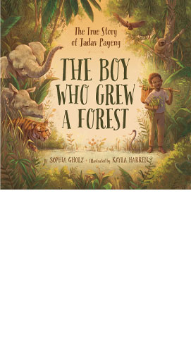 book jacket cover for The Boy Who Grew a Forest